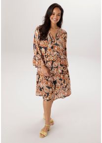 sheego Gro&szlig;e Gr&ouml;&szlig;en Tunikakleid, bunt, Gr&ouml;&szlig;e 52 - Damen