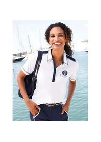 Poloshirt Casual Looks "Shirt", Damen, Gr. 44, wei&szlig;, 50% Baumwolle, 50% Modal, bedruckt, gemustert, unifarben, Shirts
