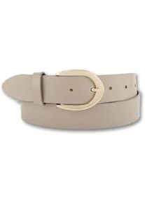 Bernd G&ouml;tz Lederg&uuml;rtel BERND G&Ouml;TZ "Lederg&uuml;rtel mit hochwertiger Goldschlie&szlig;e, Business & Casual", Damen, Gr. 105, sand, Rindsleder, G&uuml;rtel Lederg&uuml;rtel