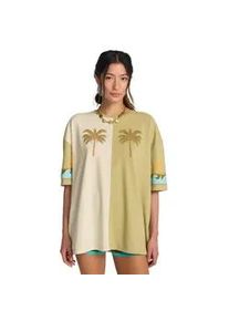 T-Shirt Billabong "Split Palm", Damen, Gr. L, sulfur, Obermaterial: 100% Walkfrottier;, Shirts T-Shirt