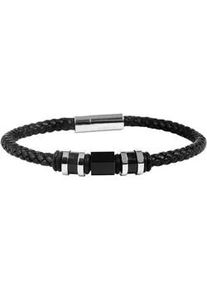 Adelia&acute;s Armband ADELIA ́S "Unisex Armband &ndash; Lederarmband aus Leder 21,5 cm", schwarz, Armb&auml;nder, Damen, 22cm, Leder, Armband, Eine sch&ouml;ne Geschenkidee f&uuml;r jeden Anlass