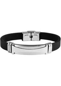 Adelia&acute;s Armband ADELIA ́S "Unisex Armband aus Kautschuk 21 cm", silber, Armb&auml;nder, Damen, 21cm, Kautschuk, Armband, Ein Geschenk, das Freude macht