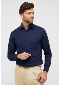 Langarmhemd Eterna "MODERN FIT", Damen, Gr. 38, Normalgr&ouml;&szlig;en, navy, 100% Baumwolle, tailliert, Manschette, Hemden Langarmhemd, NON IRON (b&uuml;gelfrei)