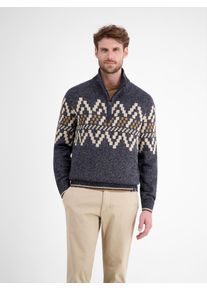 Norwegerpullover Lerros "Herren-Troyer mit Norwegermuster", Herren, Gr. XL, classic navy, 67% Baumwolle, 33% Polyacryl, ohne Ausschnitt, Pullover Norwegerpullover