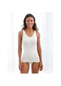 w&auml;schepur Achselhemd W&Auml;SCHEPUR, Damen, Gr. 48, 1 Stk., Normalgr&ouml;&szlig;en, beige (champagner), 95% Modal, 5% Elasthan, Rundhals, Unterhemden