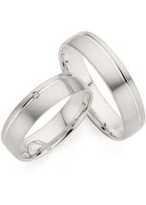 Phoenix Trauring PH&Ouml;NIX "Schmuck Geschenk Silber 925 Trauring Ehering LIEBE versch. Varianten" Gr. 63, silber (silberfarben), Fingerringe, Damen, 63, 0,03 SI = kleine Einschl&uuml;sse mit Brillanten, Silber 925 (Sterlingsilber), 5mm, Trauring, Made in Germany - wahlweise mit oder ohne Brillanten