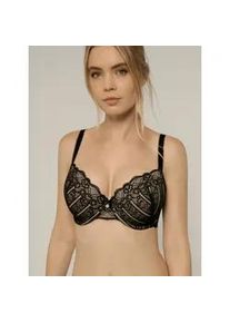B&uuml;gel-BH Dorina "Celine", Damen, Gr. 80, Cup C, schwarz, Obermaterial: 80% Polyamid, 20% Elasthan, unifarben, BHs B&uuml;gel-BH, Mikrofaser-R&uuml;ckenfl&uuml;gel mit Power-Mesh, Curve