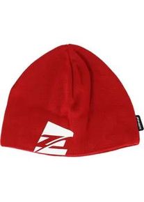 Beanie Zanier, rot, 100% Kunstfaser, unifarben, M&uuml;tzen Beanie, in d&uuml;nner und w&auml;rmender Qualit&auml;t