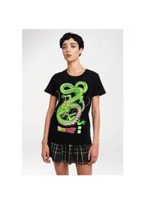 T-Shirt logoshirt "Dragonball Z - Shenlong", Damen, Gr. XL, schwarz, 100% Baumwolle, bedruckt, normal, Rundhals, Shirts T-Shirt, mit lizenziertem Print