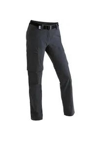Funktionshose Maier Sports "Inara slim zip", Damen, Gr. 80, Langgr&ouml;&szlig;en, schwarz, 90% Polyamid, 10% Elasthan, Hosen Funktionshose, Damen Wanderhose, zipp-off Outdoor-Hose, 4 Taschen, Slim Fit