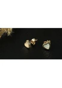 Adelia&acute;s Paar Ohrh&auml;nger ADELIA ́S "Damen Ohrringe &ndash; Ohrstecker aus 333 Gold mit Perlmutt", Damen, Gr. Damen, gold, Ohrringe, Sch&ouml;ne Geschenkidee zum Muttertag