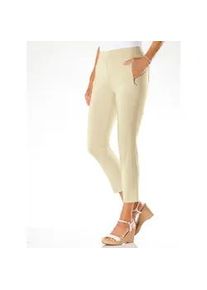 Webhose Inspirationen, Damen, Gr. 25, Kurzgr&ouml;&szlig;en, sand, 72% Viskose, 25% Polyamid, 3% Elasthan, unifarben, Hosen