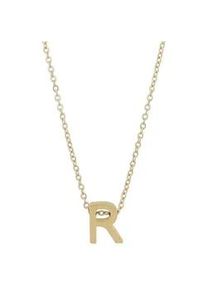 Adelia&acute;s Kette ohne Anh&auml;nger ADELIA ́S "Damen Halskette &ndash; Buchstabe N aus Edelstahl 45+5", gold, Halsketten, Damen, 50cm, Edelstahl, Ideal als Geschenk &ndash; dezent und elegant