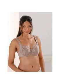 Miss Mary Of Sweden Entlastungs-BH MISS MARY, Damen, Gr. 95, Cup C, taupe, 79% Polyamid, 13% Elasthan, 8% Polyester, BHs Entlastungs-BH