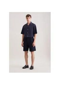 Shorts Seidensticker, Herren, Gr. 50, Normalgr&ouml;&szlig;en, navy, 100% Baumwolle, unifarben, Hosen Shorts