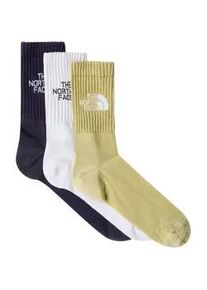 Socken The North Face, Damen, Gr. M (41/43), tnf wei&szlig;, en, Obermaterial: 65% Baumwolle, 33% Polyester, 2% Elasthan, Socken Socken, f&uuml;r sportive Aktivit&auml;ten, klassisches Logo am oberen Rand
