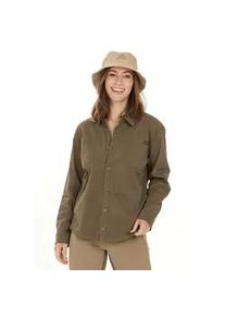 Fleeceshirt WHISTLER "Fallon", Damen, Gr. 36, gr&uuml;n (khaki), 97% Baumwolle, 3% Elasthan, unifarben, normal, ohne Ausschnitt, Shirts, in zeitlosem Design