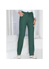 Jerseyhose Classic Basics, Damen, Gr. 27, Kurzgr&ouml;&szlig;en, gr&uuml;n (moos), 100% Baumwolle, unifarben, lang, Hosen Jerseyhose