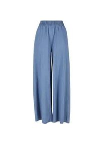 Bequeme Jeans Urban Classics "Urban Classics Damen Ladies Light Denim Wide Leg Pants", Damen, Gr. 5XL, US-Gr&ouml;&szlig;en, skyblau washed, 100% Baumwolle, unifarben, Jeans