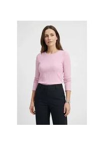 Longsleeve RICHROYAL, Damen, Gr. XL, soft orchid, Single Jersey, Obermaterial: 70% Viskose, 27% Polyester, 3% Elasthan, slim fit normal, Rundhals, Shirts, perfekt zum drunterziehen, mit Rollkante am Ausschnitt