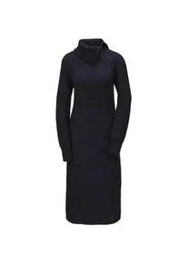 Strickkleid GOLDNER "Strickkleid mit raffiniertem asymmetrischem Kragen", Damen, Gr. 52, N-Gr, lila (beere), Obermaterial: 70% Polyacryl PAN. 30% Schurwolle WV., Rippe, Kleider Strickkleid, asymmetrischer Kragen mit Rei&szlig;verschluss