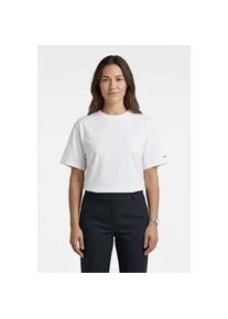 G-Star Raw T-Shirt G-STAR "Relaxed Wmn", Damen, Gr. XL, wei&szlig;, Single Jersey, Obermaterial: 100% Baumwolle, unifarben, relaxed fit h&uuml;ftbedeckend, Rundhals, abgesteppte Kante, Shirts T-Shirt, Oversize mit Rundhalsform