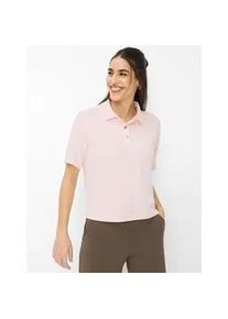 Poloshirt Brax "Style CARA S", Damen, Gr. 44, hellrosa, 67% Viskose, 26% Polyester, 7% Elasthan, Shirts