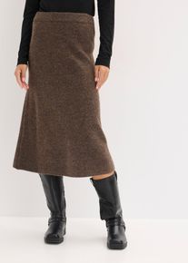 bonprix Midi-Strickrock, braun, Gr.36/38 (S), Modern und bequem