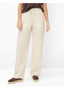 Brax Damen Marlenehose Style FARINA LIGHT BEIGE, hellbeige, Gr. 34
