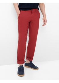 Eurex By Brax Eurex Herren Flatfronthose Style THILO RED, Rot, Gr. 50