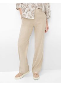 Raphaela by Brax Damen Marlenehose Style PAM FLARED BEIGE, Beige, Gr. 36