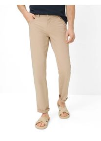 Brax Herren Five-Pocket-Hose Style COOPER BEACH, hellbraun, Gr. 48/34