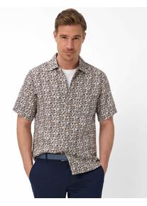 Brax Herren Hemd Style LUKE peanut, braun, Gr. L