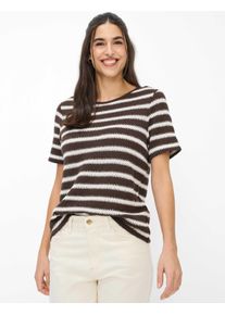 Brax Damen Shirt Style CIRA S dark ebony, dunkelbraun, Gr. 34
