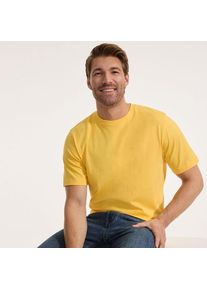 LANDS' END Super-T Kurzarm-Shirt, Classic Fit, Herren,  Gelb, Baumwolle, by Lands' End