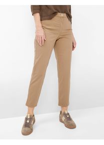 Raphaela by Brax Damen Five-Pocket-Hose Style CAREN 6/8 NOUGAT, hellbraun, Gr. 38
