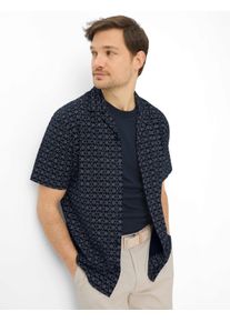 Brax Herren Hemd Style LEO marine, Blau, Gr. L