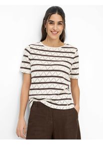 Brax Damen Shirt Style CIRA S soft ecru, cremewei&szlig;, Gr. 36