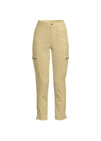 LANDS' END 7/8-Cargohose aus Lyocell-Mischung Mid Waist, Damen,  Gelb, Baumwolle/Baumwoll-Mischung, by Lands' End