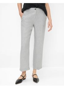Brax Damen Culotte Style MAINE S GREY MELANGE, hellgrau, Gr. 36