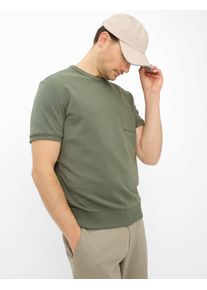 Brax Herren Sweatshirt Style SULLY thyme Gr&uuml;n Khaki, gr&uuml;n - khaki, Gr. L