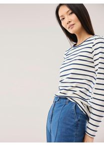 Walbusch Baumwollshirt Ringelstruktur