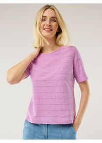 Walbusch Baumwollshirt Streifenstruktur