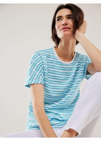 Walbusch Kimonoshirt Ringelstruktur