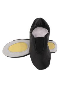 buttinette Leder-Gymnastikschuhe f&uuml;r Erwachsene und Kinder, schwarz