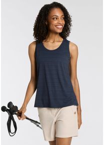 Tanktop Killtec "KOS 41 WMN TP", Damen, Gr. 58, blau (nachtblau), Obermaterial: 93% Polyester, 7% Elasthan, Tops Tanktop, f&uuml;r sommerliche Aktivit&auml;ten und Wandern, schnelltrocknendes Material