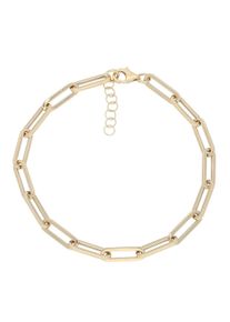 Charm-Armband Firetti "Schmuck Geschenk Gold 585, Goldarmband Kettenglieder", gold (gelbgoldfarben), Armb&auml;nder, Damen, 22cm, Gelbgold 585, Charm-Armband