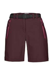 Bermudas Killtec "KOS 19 WMN BRMDS", Damen, Gr. 46, Normalgr&ouml;&szlig;en, lila, Obermaterial: 100% Polyester, Hosen Bermudas, wasserabweisend, schnelltrocknend, Stretch-Material, inkl. G&uuml;rtel