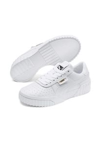 Sneaker Puma "CALI WN'S", Damen, Gr. 37, Puma wei&szlig;, Puma wei&szlig;, Leder, unifarben, Schuhe Sneaker, aus Leder, atmungsaktiv, mit SOFTFOAM+ D&auml;mpfung