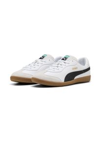Sneaker Puma "KING 21 IT", Herren, Gr. 38, schwarz-wei&szlig; (Puma wei&szlig;, Puma schwarz, gum), Synthetik, Schuhe Sneaker, mit Schn&uuml;rung, leicht profilierte Gummi-Laufsohle